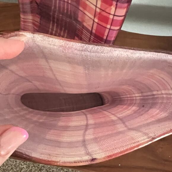 Women’s Glossy Pink Rubber Knee High Casual Flat Slip On Rain Boot Size 11 - Picture 13 of 16